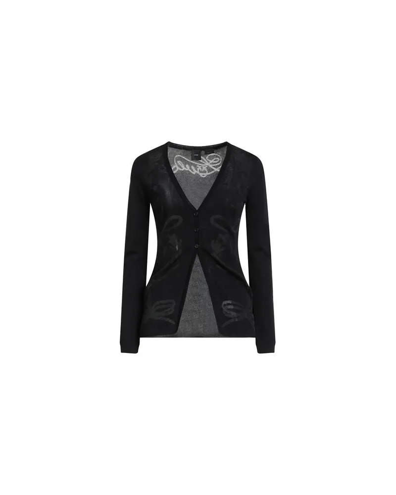 Pinko STRICKWAREN - Strickjackenauf YOOX.COM Schwarz
