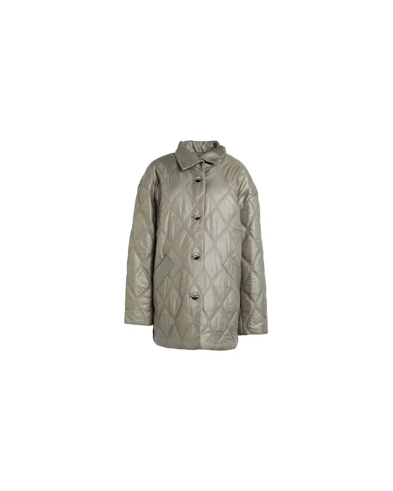 Ganni JACKEN & MÄNTEL - Pufferjacken & Daunenjackenauf YOOX.COM Khaki