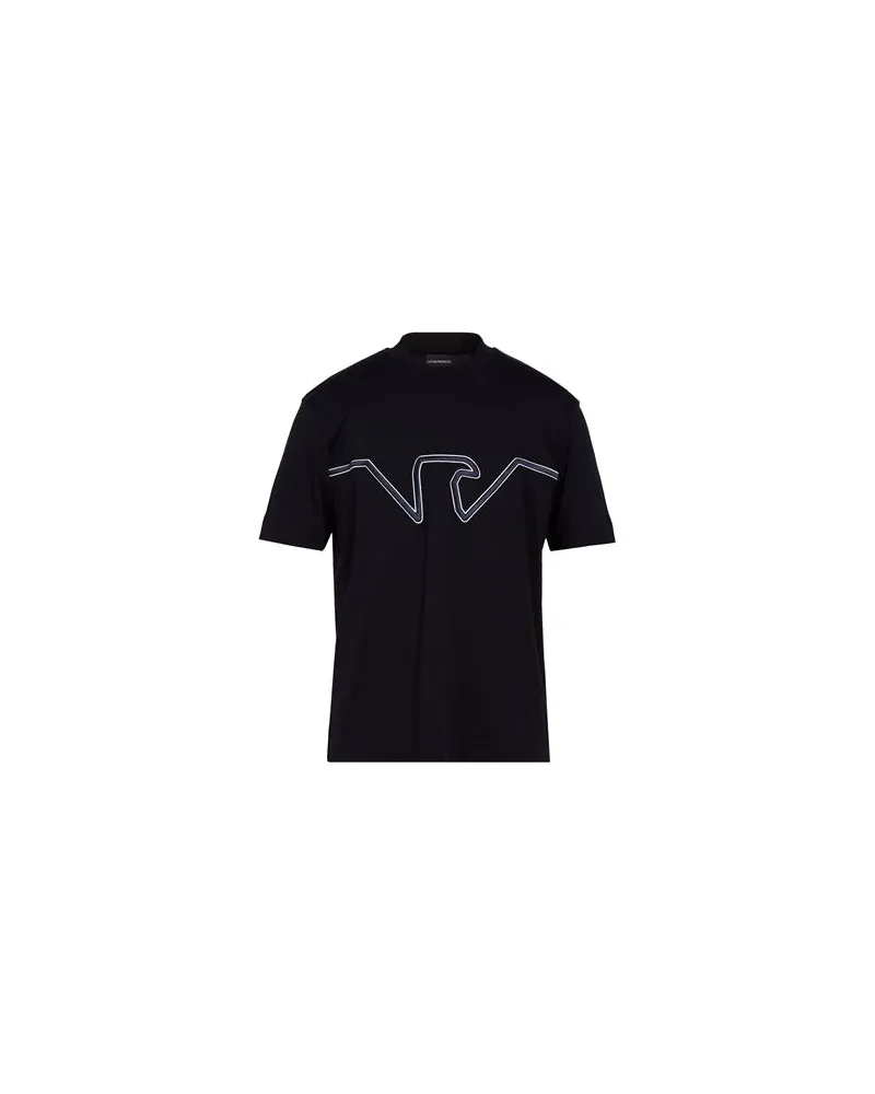 Emporio Armani TOPS - T-shirtsauf YOOX.COM Marineblau