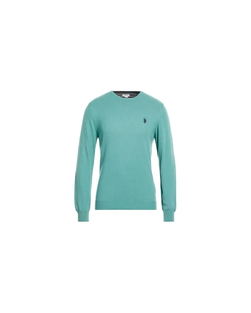 U.S. Polo Assn.  STRICKWAREN - Pulloverauf YOOX.COM Säuregrün