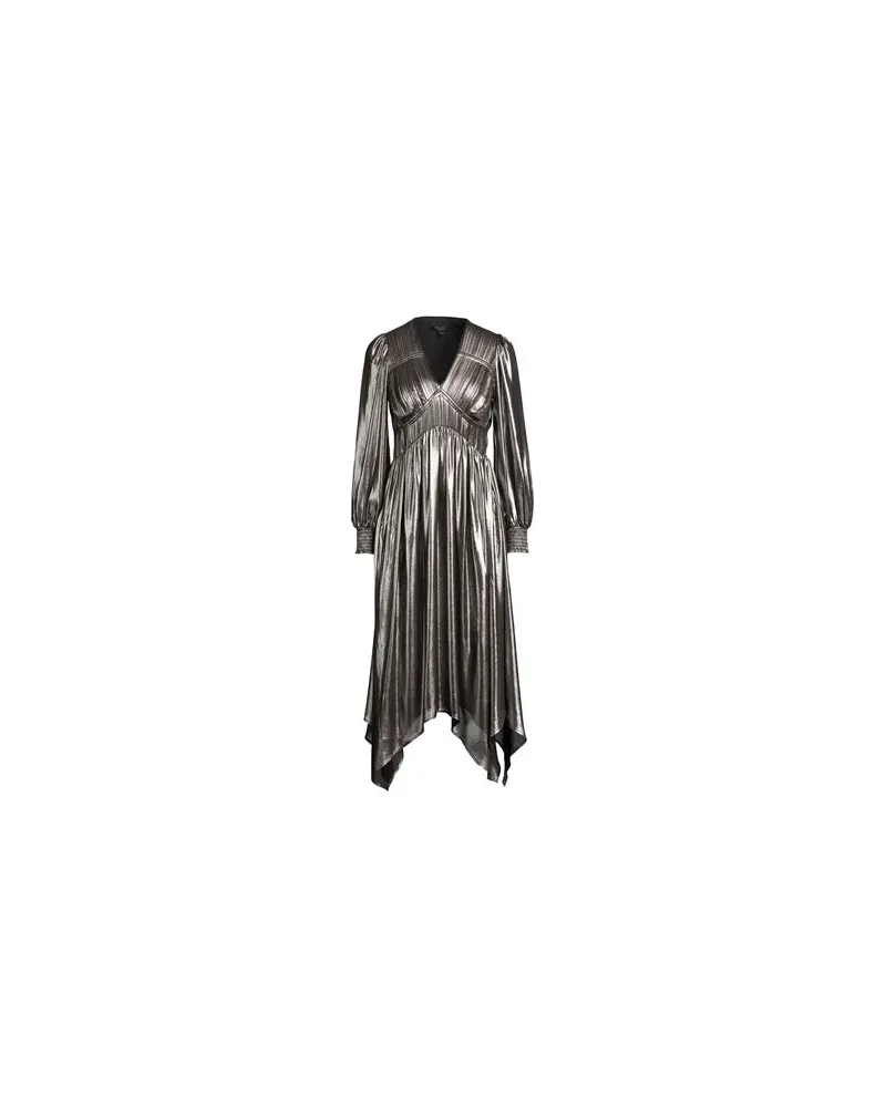AllSaints KLEIDER - Midi-Kleiderauf YOOX.COM Braungrau