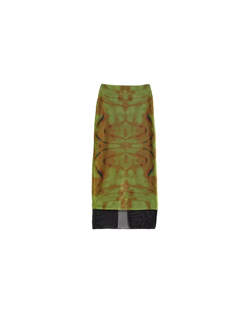 Vision Of Super HOSEN & RÖCKE - Midi-Röckeauf YOOX.COM Limettengrün