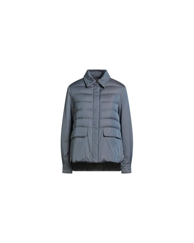 MOORER JACKEN & MÄNTEL - Pufferjacken & Daunenjackenauf YOOX.COM Taubenblau