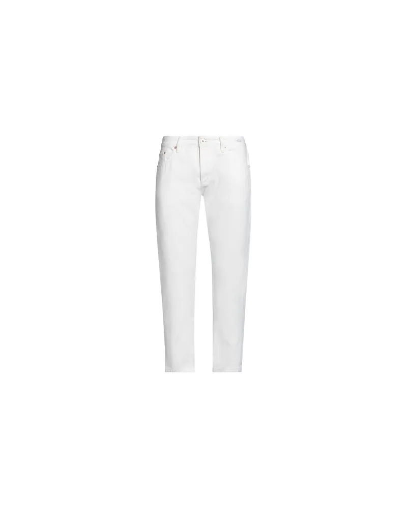UNIFORM HOSEN & RÖCKE - Jeanshosenauf YOOX.COM Weiß