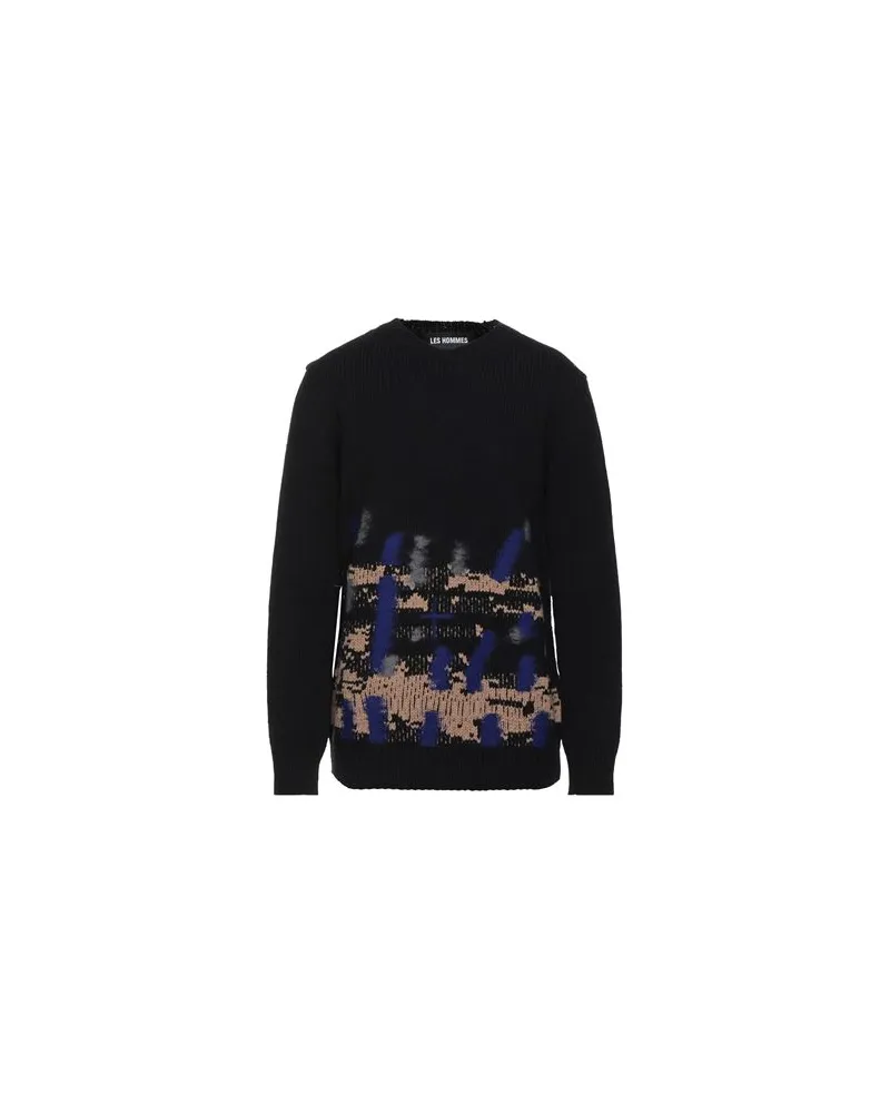 Les Hommes STRICKWAREN - Pulloverauf YOOX.COM Schwarz