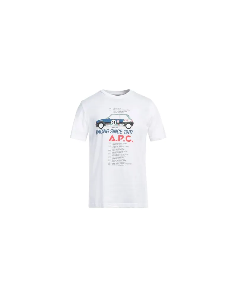 A.P.C. TOPS - T-shirtsauf YOOX.COM Weiß