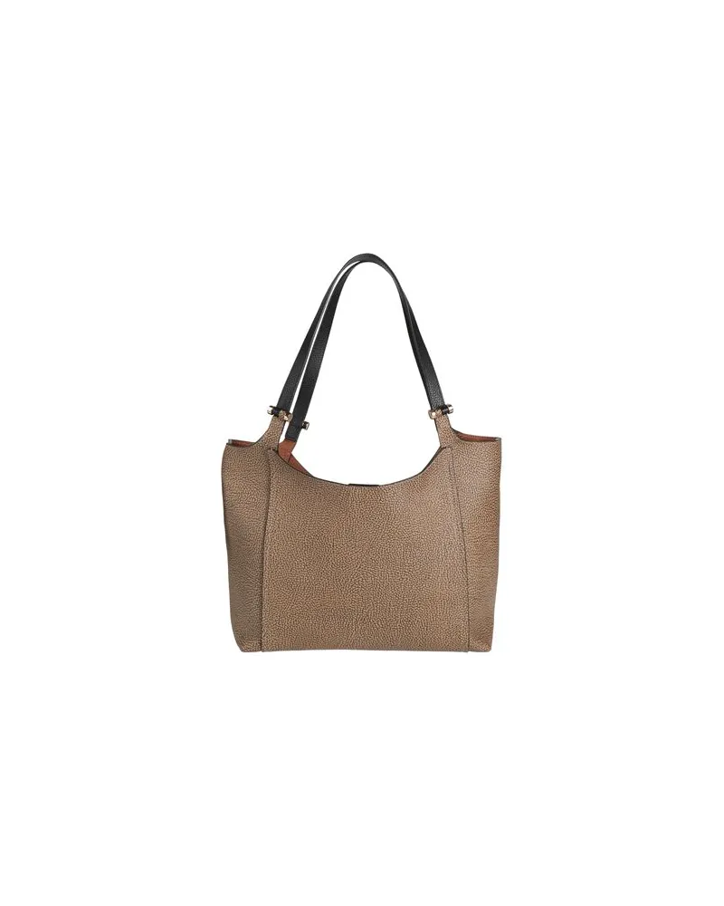Borbonese TASCHEN - Schultertaschenauf YOOX.COM Braun