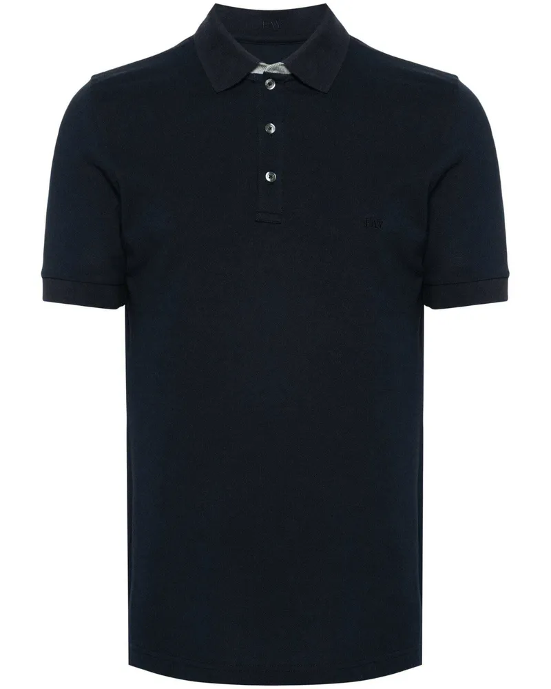 Fay Poloshirt Schwarz