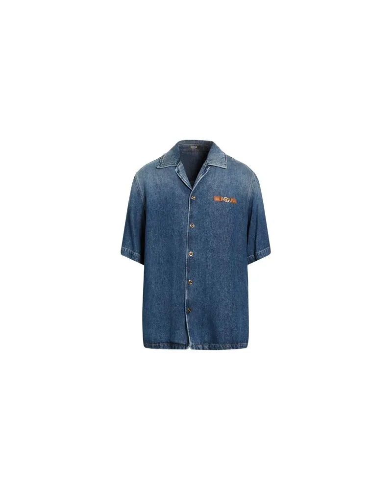 Versace TOPS - Jeanshemdenauf YOOX.COM Blau