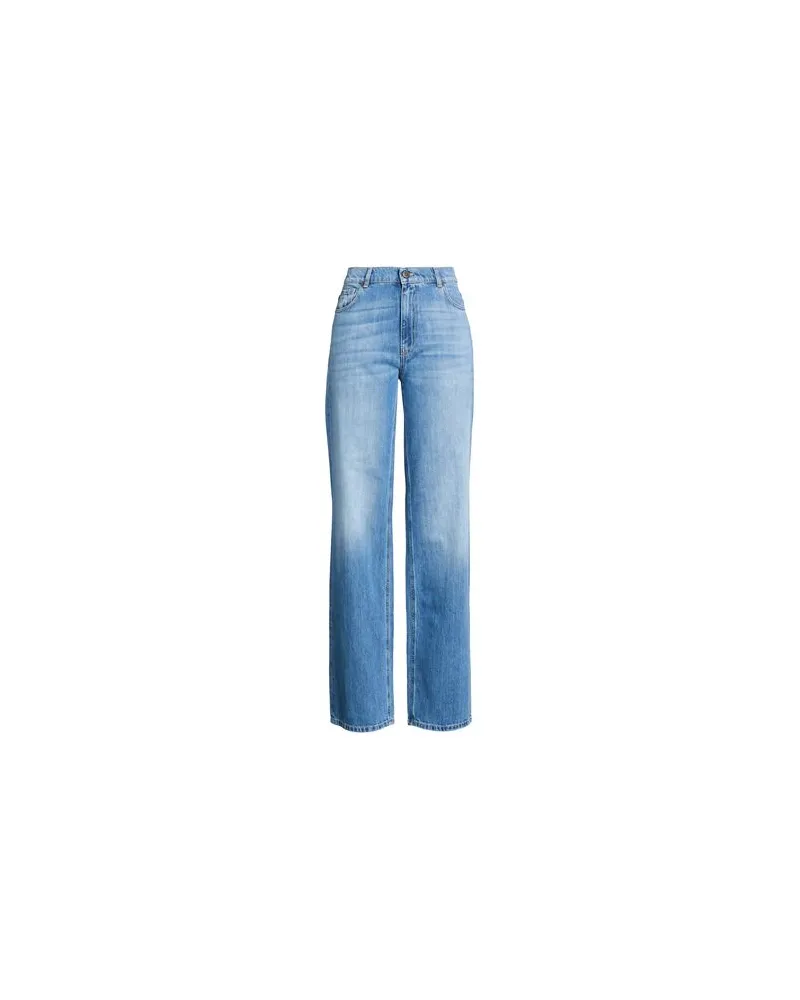Twin-Set HOSEN & RÖCKE - Jeanshosenauf YOOX.COM Blau