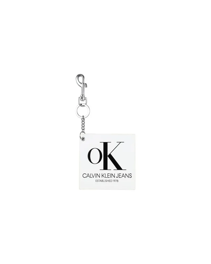 Calvin Klein Kleinlederwaren - Schlüsselanhängerauf YOOX.COM Weiß