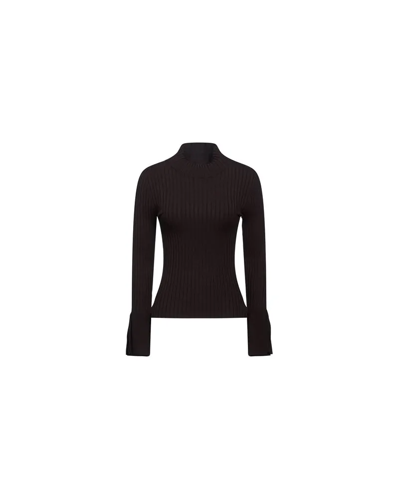 Kaos STRICKWAREN - Rollkragenpulloverauf YOOX.COM Dunkelbraun
