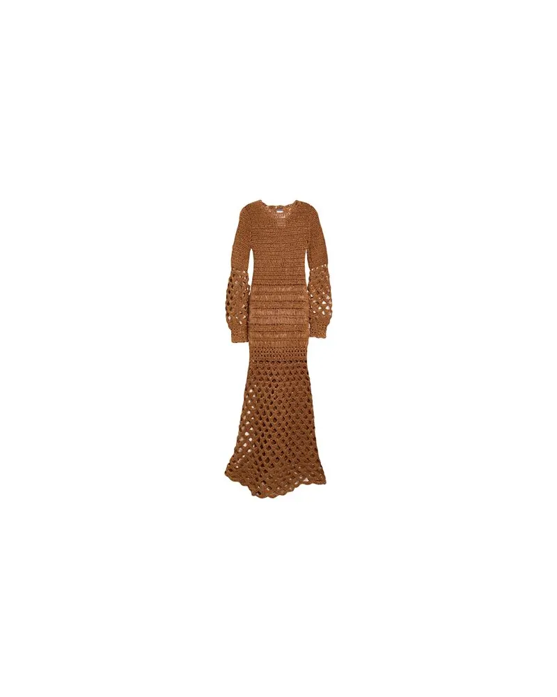 Alberta Ferretti KLEIDER - Maxi-Kleiderauf YOOX.COM Braun