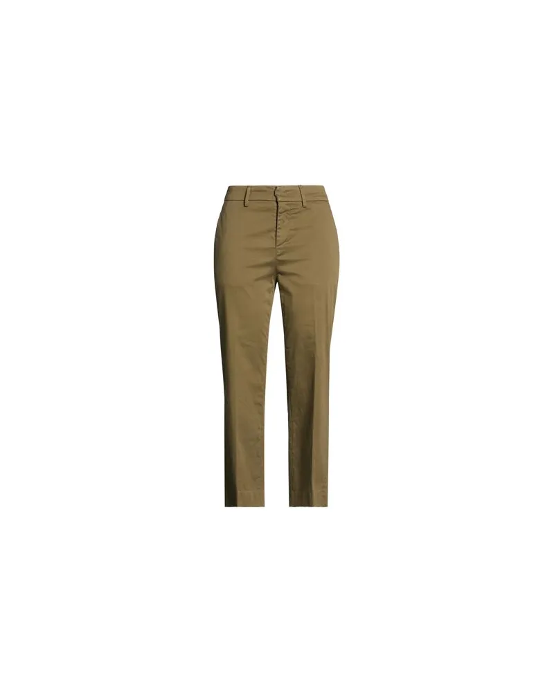 Dondup HOSEN & RÖCKE - Hosenauf YOOX.COM Militärgrün