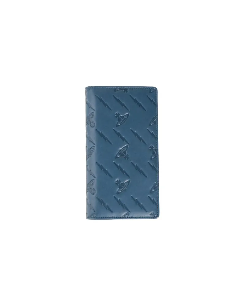 Vivienne Westwood Kleinlederwaren - Brieftaschenauf YOOX.COM Marineblau