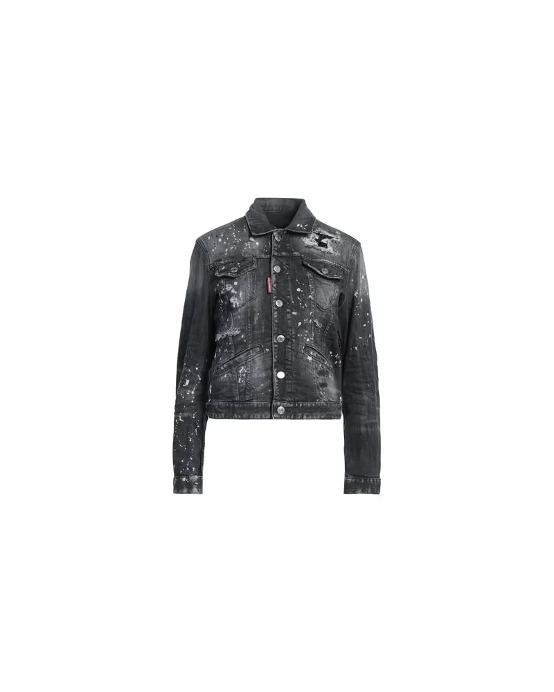 Dsquared2 JACKEN & MÄNTEL - Jeansjacken/Mäntelauf YOOX.COM Schwarz