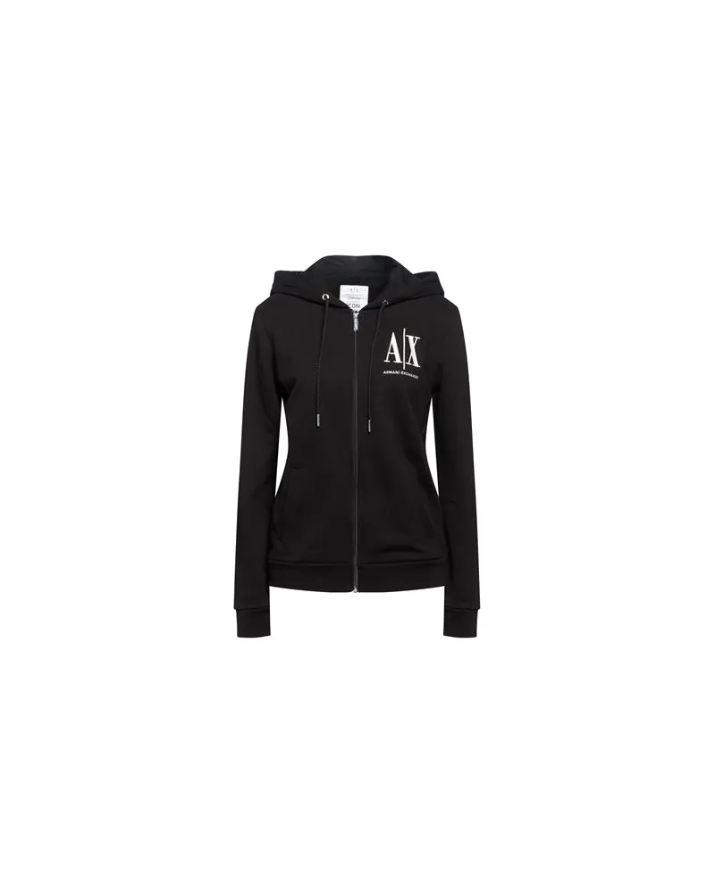 Armani Exchange TOPS - Sweatshirtsauf YOOX.COM Schwarz