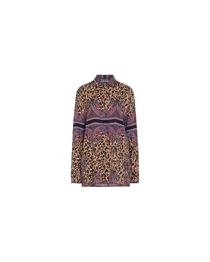 Versace Jeans TOPS - Hemdenauf YOOX.COM Beige