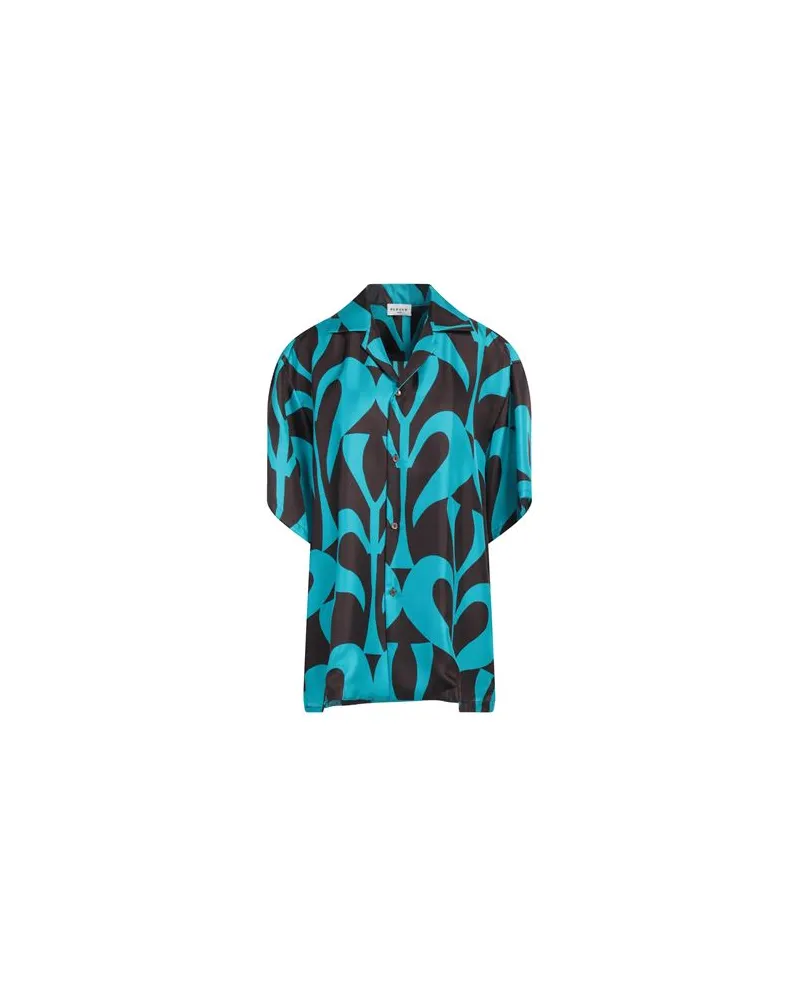 P.A.R.O.S.H. TOPS - Hemdenauf YOOX.COM Azurblau