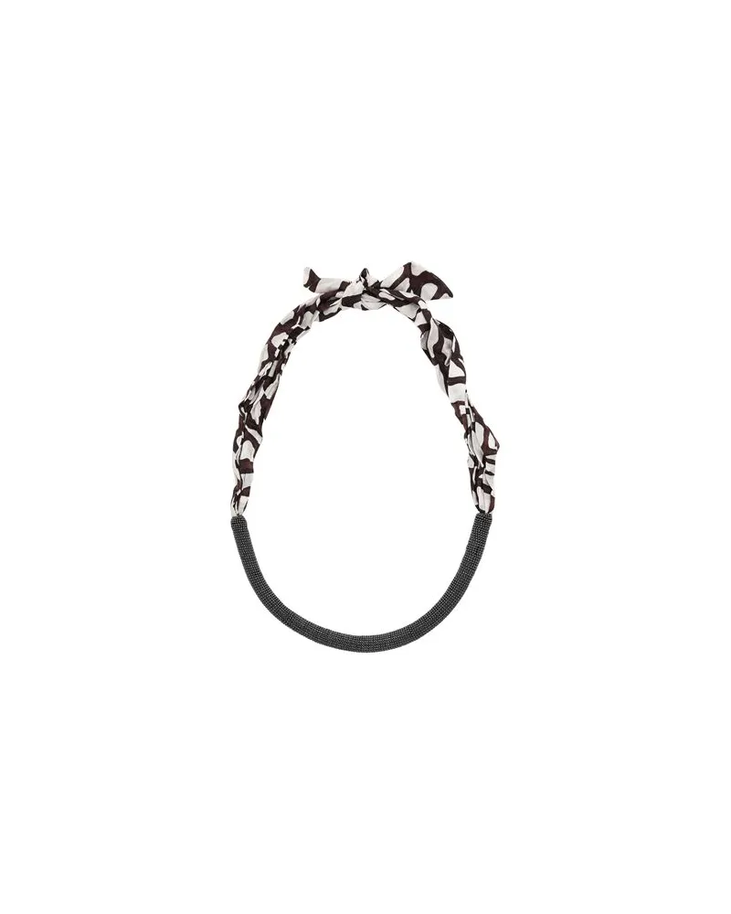 Brunello Cucinelli SCHMUCK und UHREN - Halskettenauf YOOX.COM Braungrau