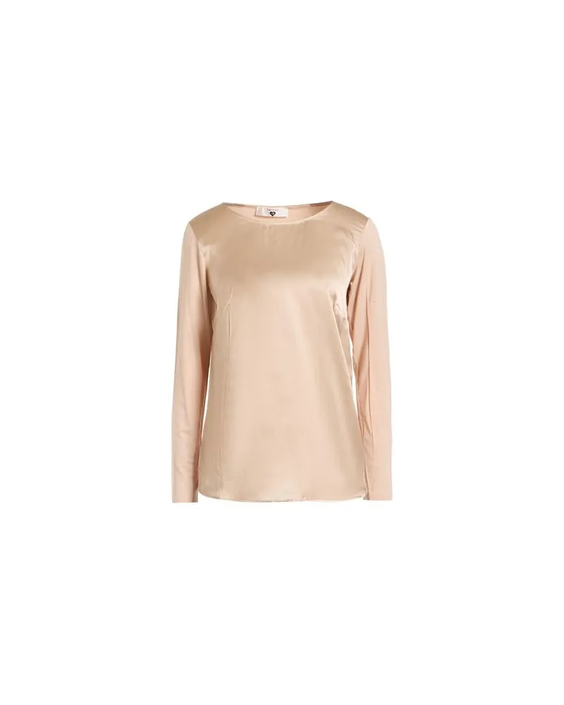 Twin-Set U&B  - TOPS - Topsauf YOOX.COM Beige
