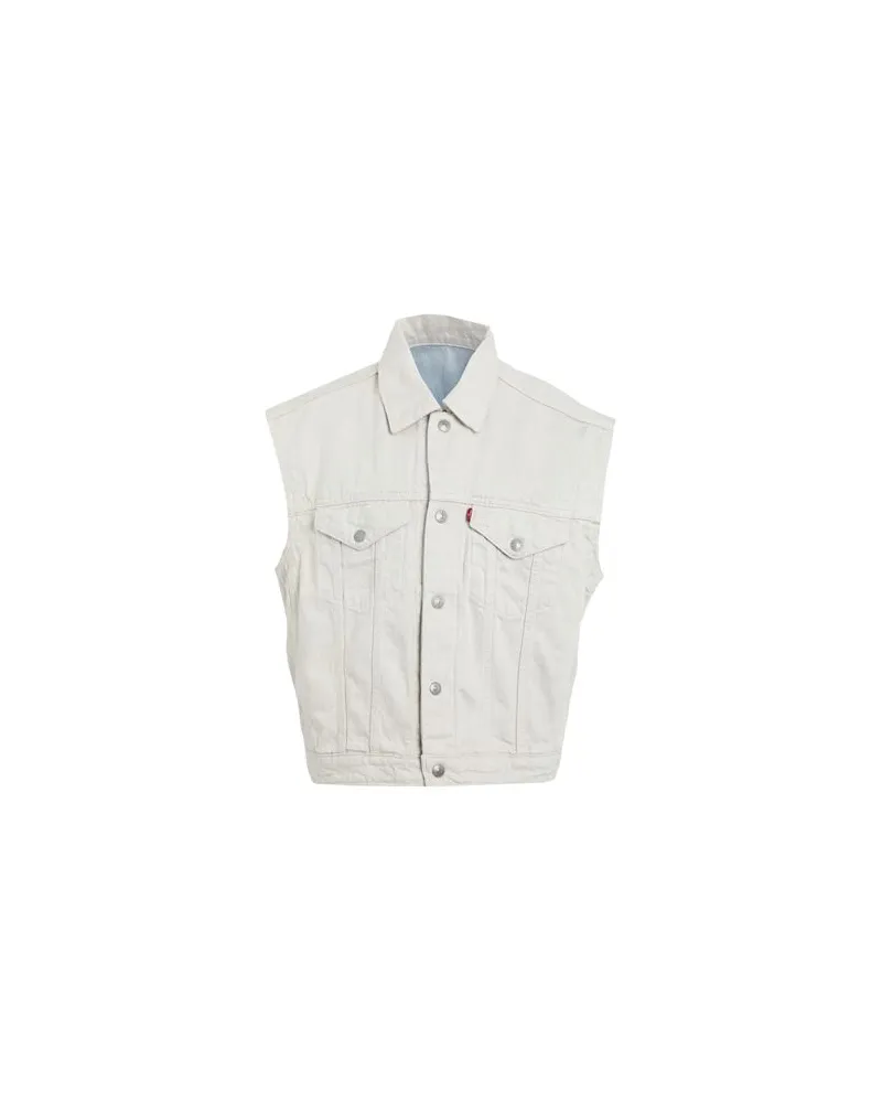 Levi's JACKEN & MÄNTEL - Jeansjacken/Mäntelauf YOOX.COM Elfenbein