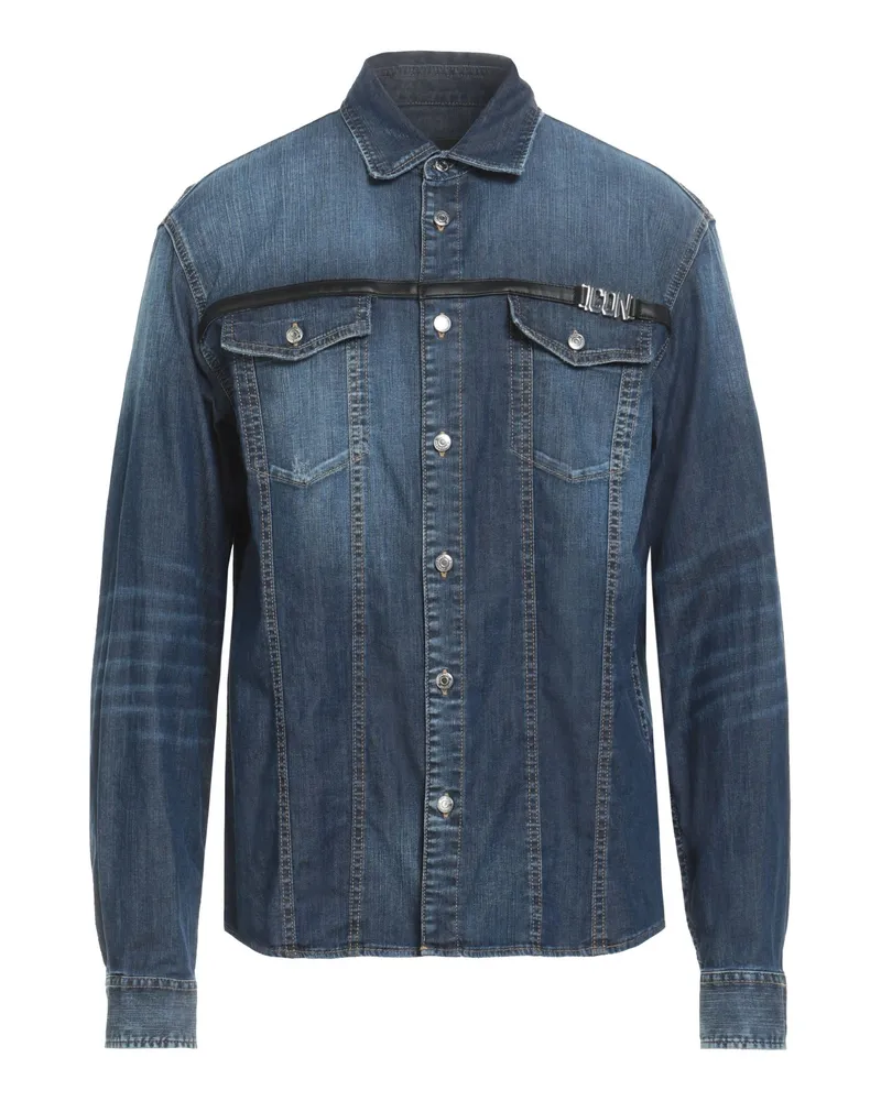 Dsquared2 Jeanshemd Blau