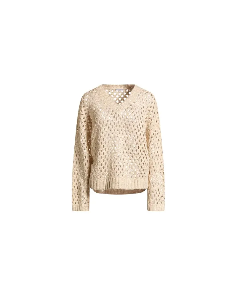 Brunello Cucinelli STRICKWAREN - Pulloverauf YOOX.COM Beige