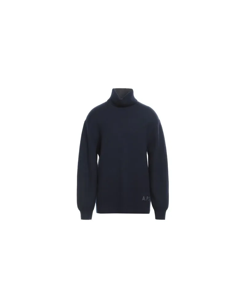 A.P.C. STRICKWAREN - Rollkragenpulloverauf YOOX.COM Nachtblau