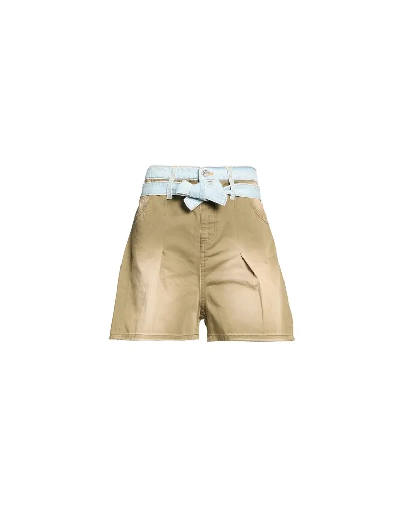 Manila Grace HOSEN & RÖCKE - Jeansshortsauf YOOX.COM Militärgrün