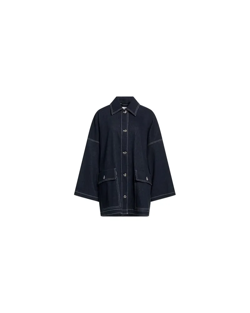 Max Mara JACKEN & MÄNTEL - Jeansjacken/Mäntelauf YOOX.COM Blau