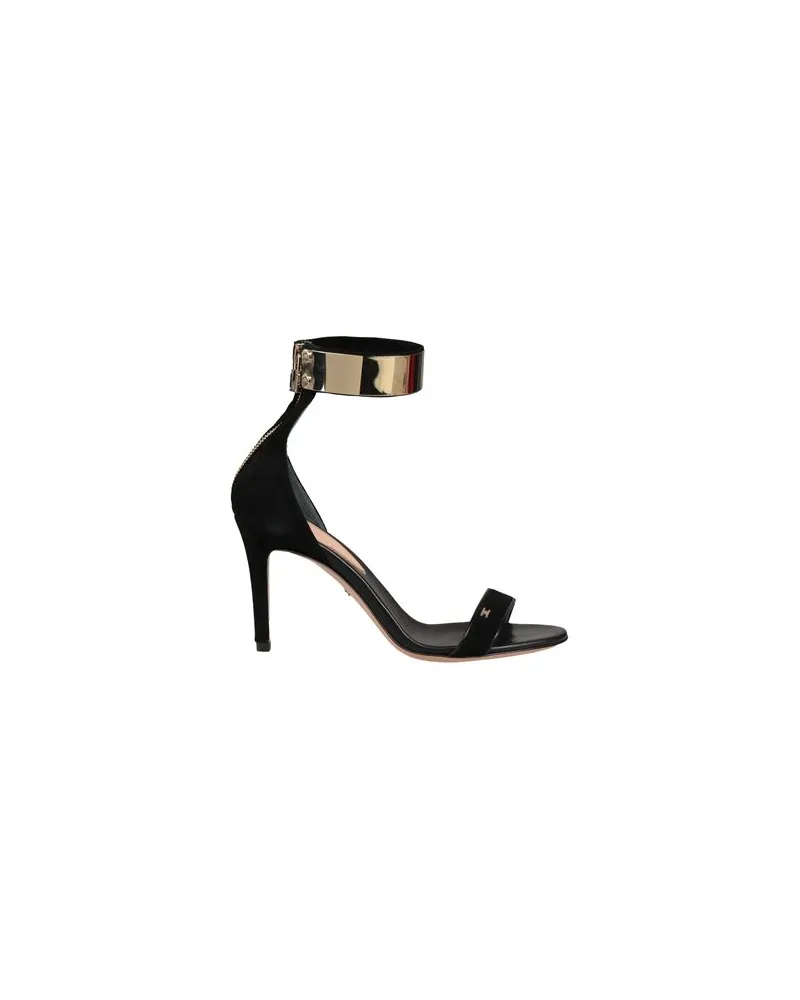 Elisabetta Franchi SCHUHE - Sandalenauf YOOX.COM Schwarz