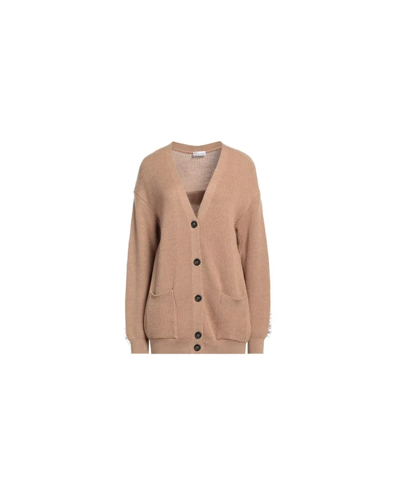 RED Valentino STRICKWAREN - Strickjackenauf YOOX.COM Kamel