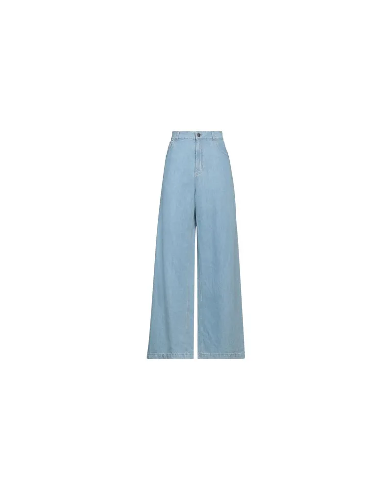 MASSCOB HOSEN & RÖCKE - Jeanshosenauf YOOX.COM Blau