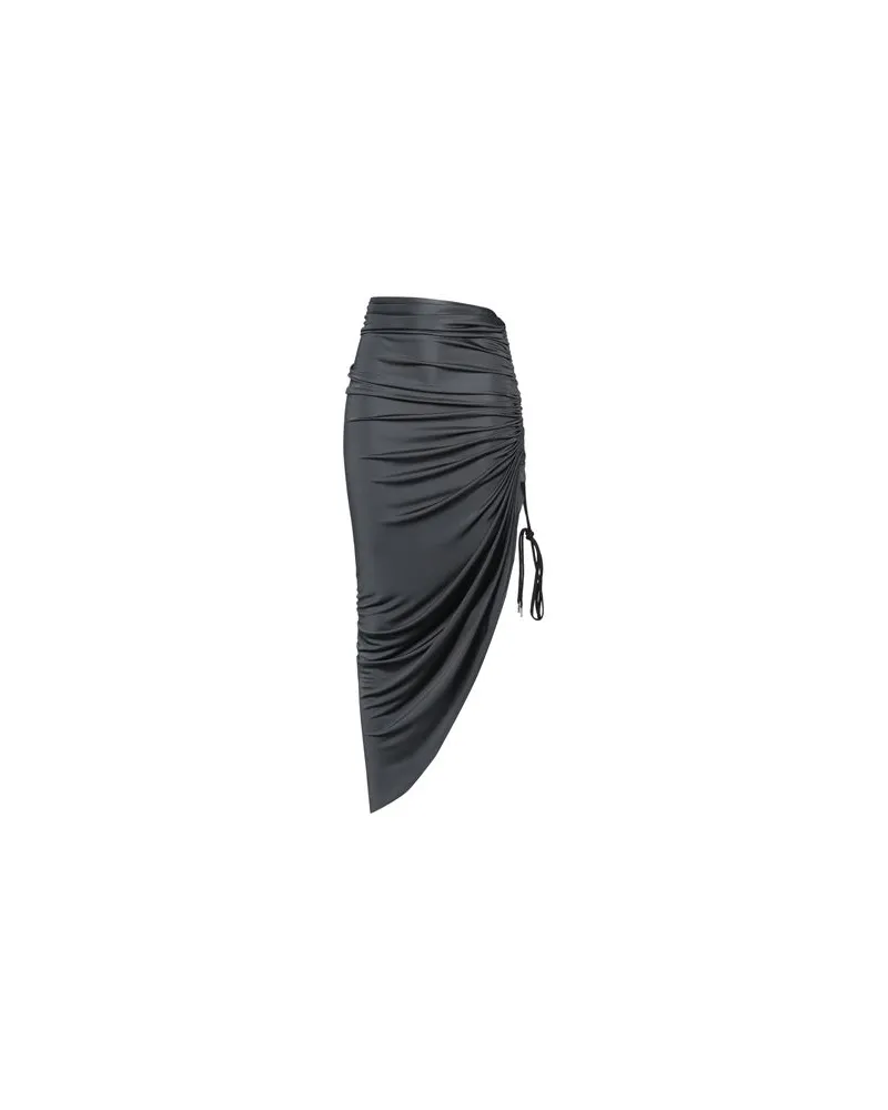 ATLEIN HOSEN & RÖCKE - Maxi-Röckeauf YOOX.COM Blei