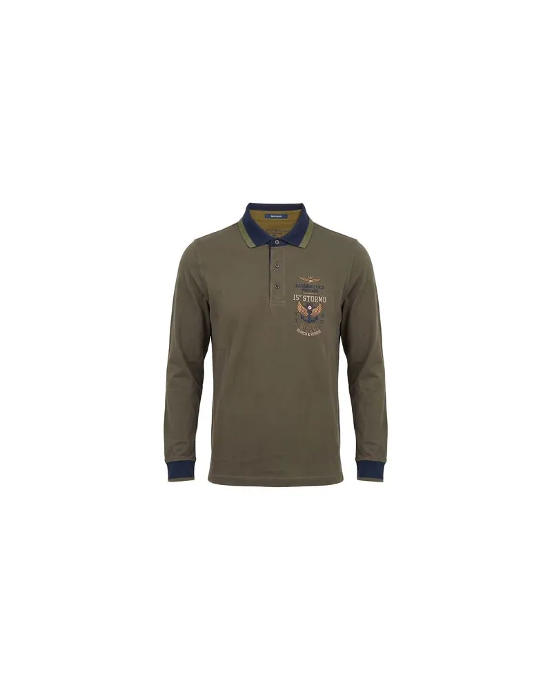 Aeronautica Militare TOPS - Poloshirtsauf YOOX.COM Dunkelgrün