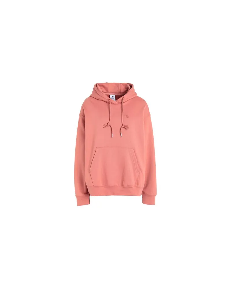 adidas HOODIE   - TOPS - Sweatshirtsauf YOOX.COM Rostrot