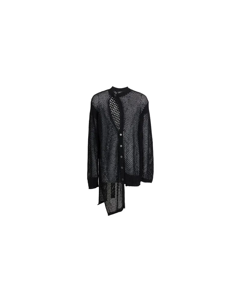 Yohji Yamamoto STRICKWAREN - Strickjackenauf YOOX.COM Schwarz
