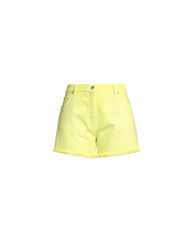 MSGM HOSEN & RÖCKE - Jeansshortsauf YOOX.COM Limettengrün