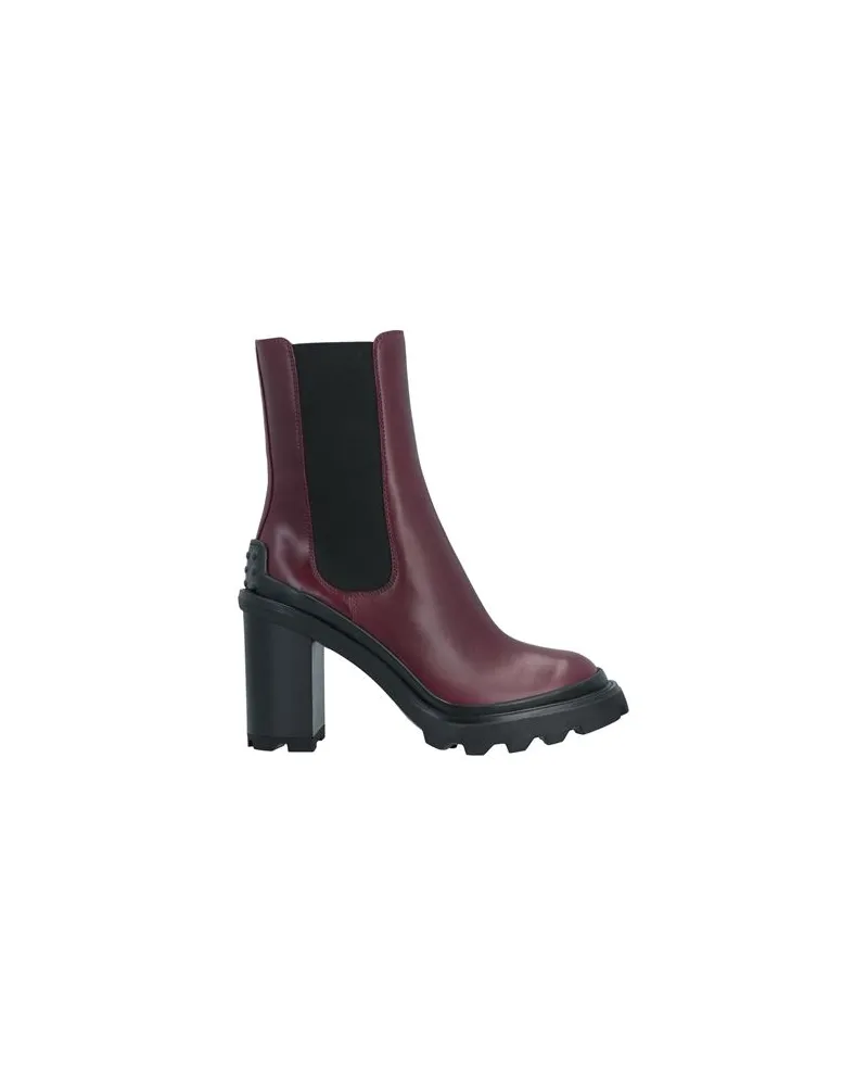 TOD'S SCHUHE - Stiefelettenauf YOOX.COM Bordeaux