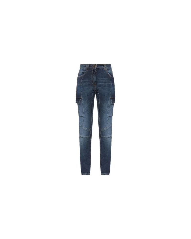 Balmain HOSEN & RÖCKE - Jeanshosenauf YOOX.COM Blau