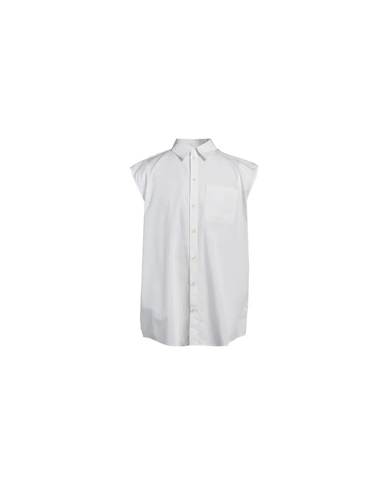 Helmut Lang TOPS - Hemdenauf YOOX.COM Weiß