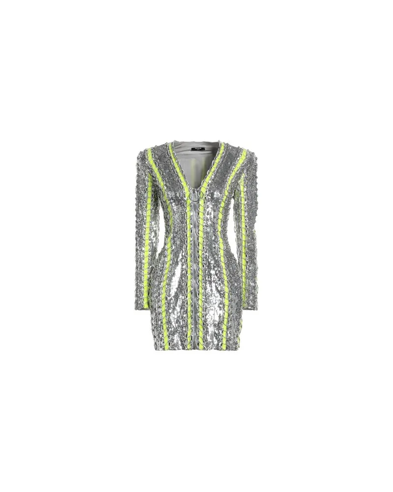 Balmain KLEIDER - Mini-Kleiderauf YOOX.COM Silber