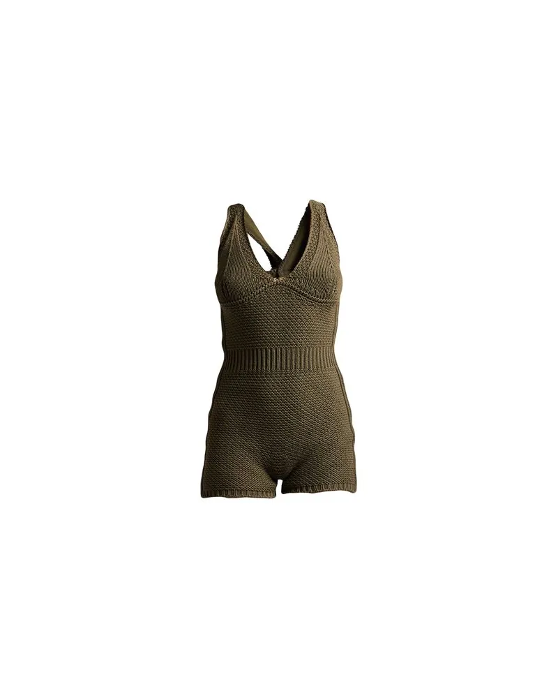 Max Mara OVERALLS - Playsuitsauf YOOX.COM Militärgrün