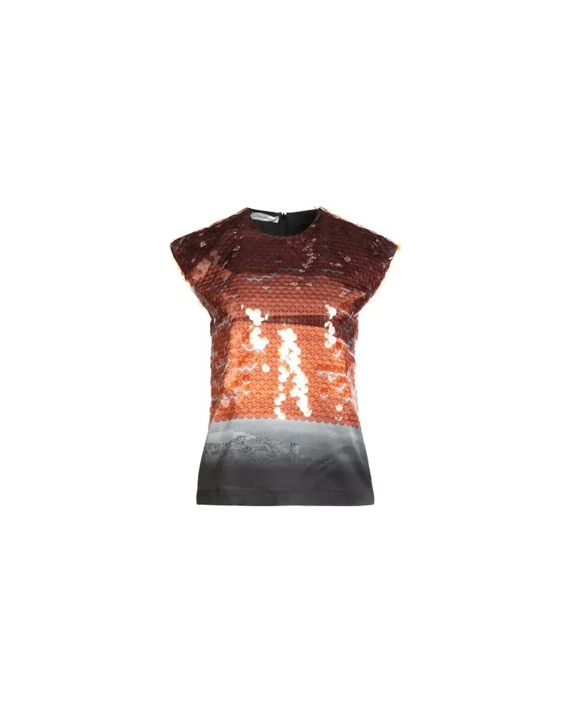 Cédric Charlier TOPS - Topsauf YOOX.COM Orange