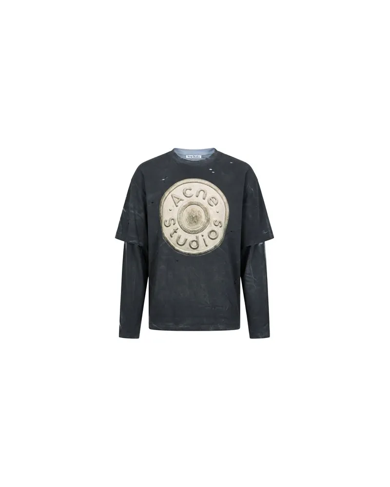 Acne Studios TOPS - T-shirtsauf YOOX.COM Braungrau