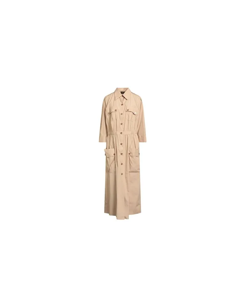 Luisa Spagnoli KLEIDER - Maxi-Kleiderauf YOOX.COM Beige