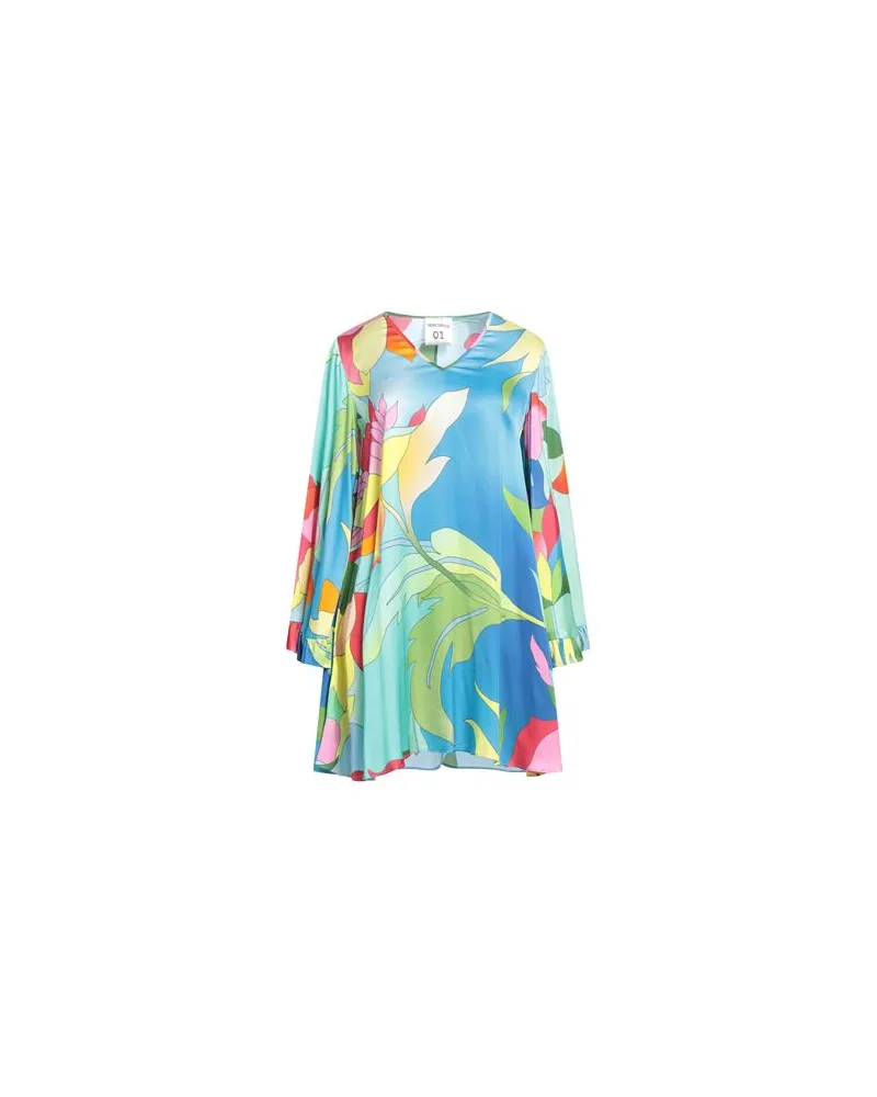 Semicouture KLEIDER - Mini-Kleiderauf YOOX.COM Azurblau
