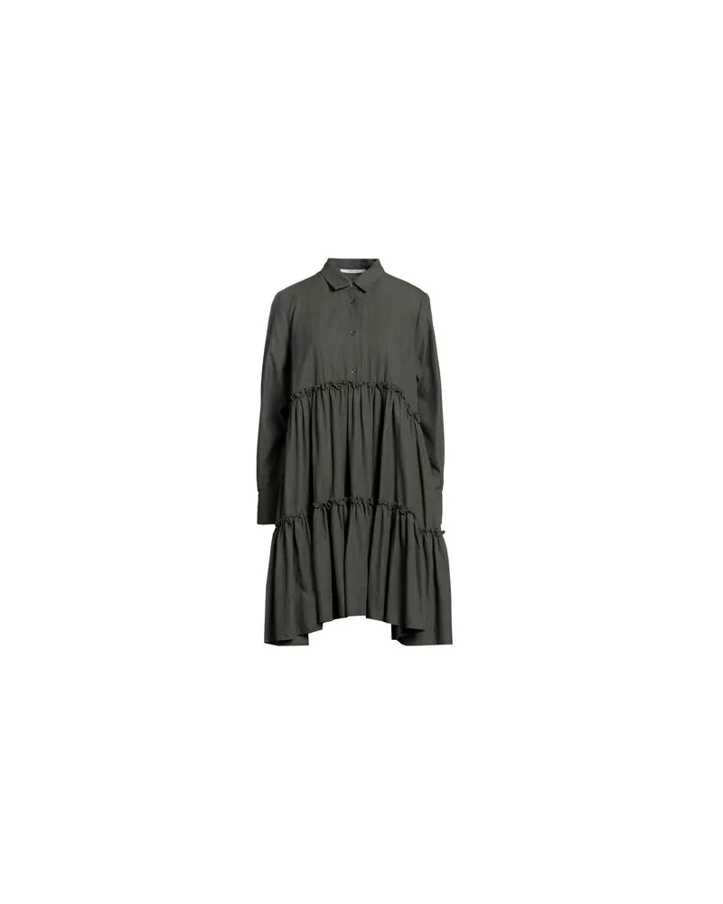 Aglini KLEIDER - Mini-Kleiderauf YOOX.COM Militärgrün