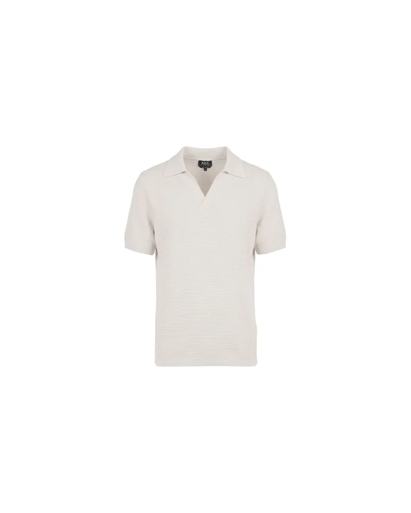 A.P.C. TOPS - Poloshirtsauf YOOX.COM Elfenbein